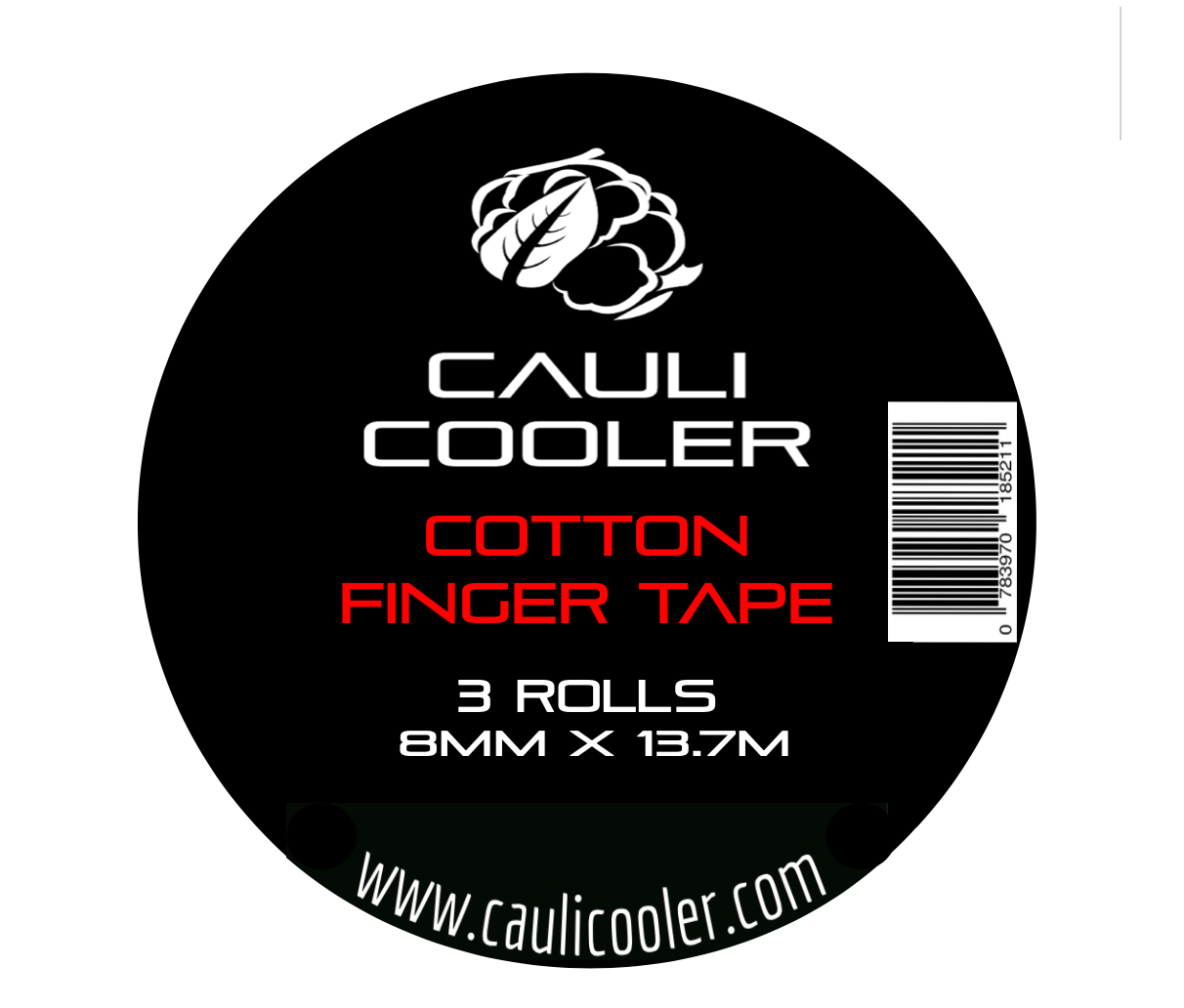 Finger tape 8mm x 13.7m (pack of 3 rolls)